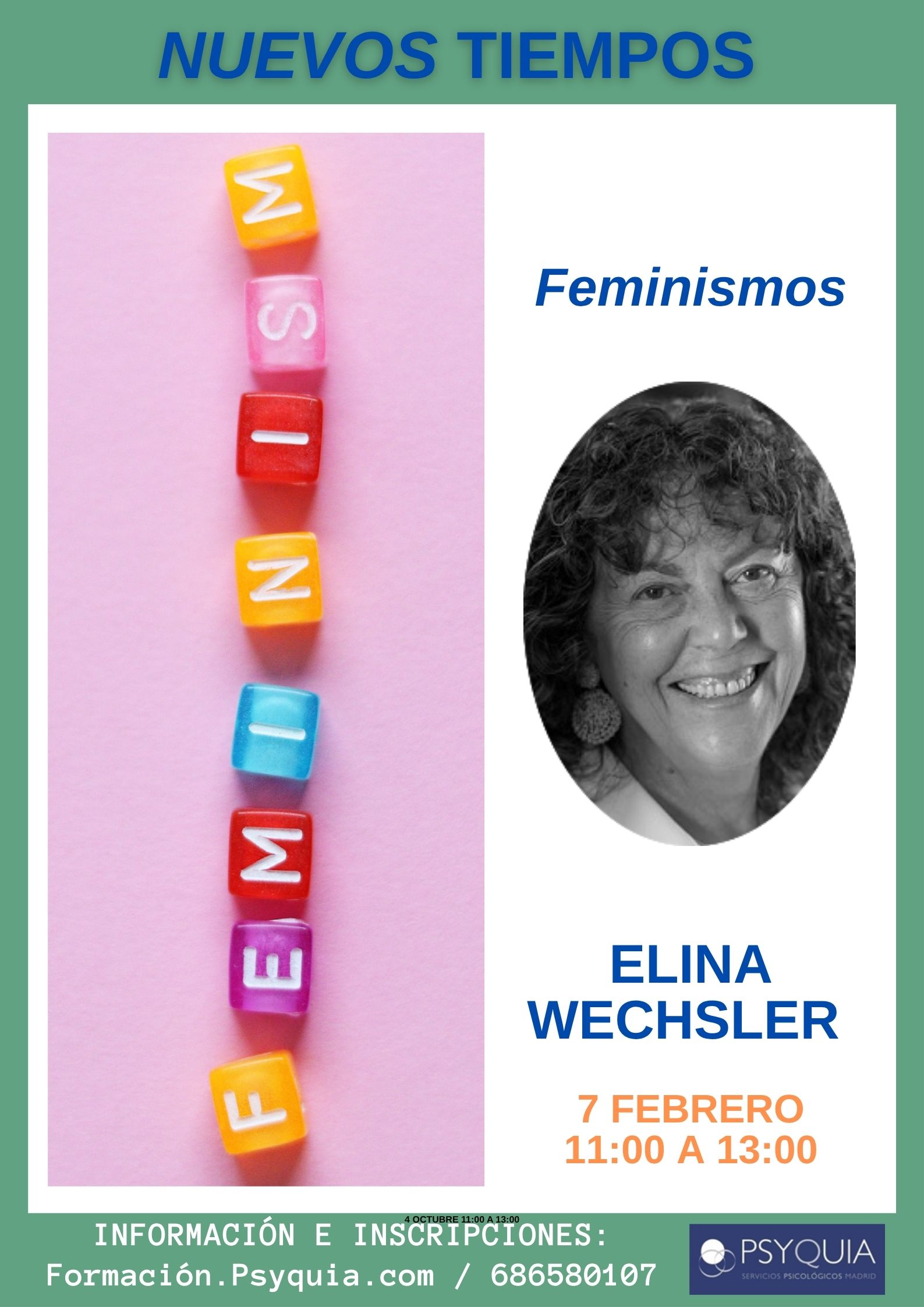 7/2/26 Lección 4 Nuevos tiempos: El feminismo- Elina Wechsler